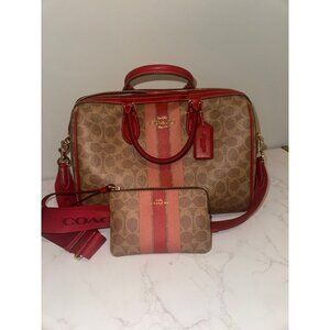 Coach Rowan Large Stripe with pouch